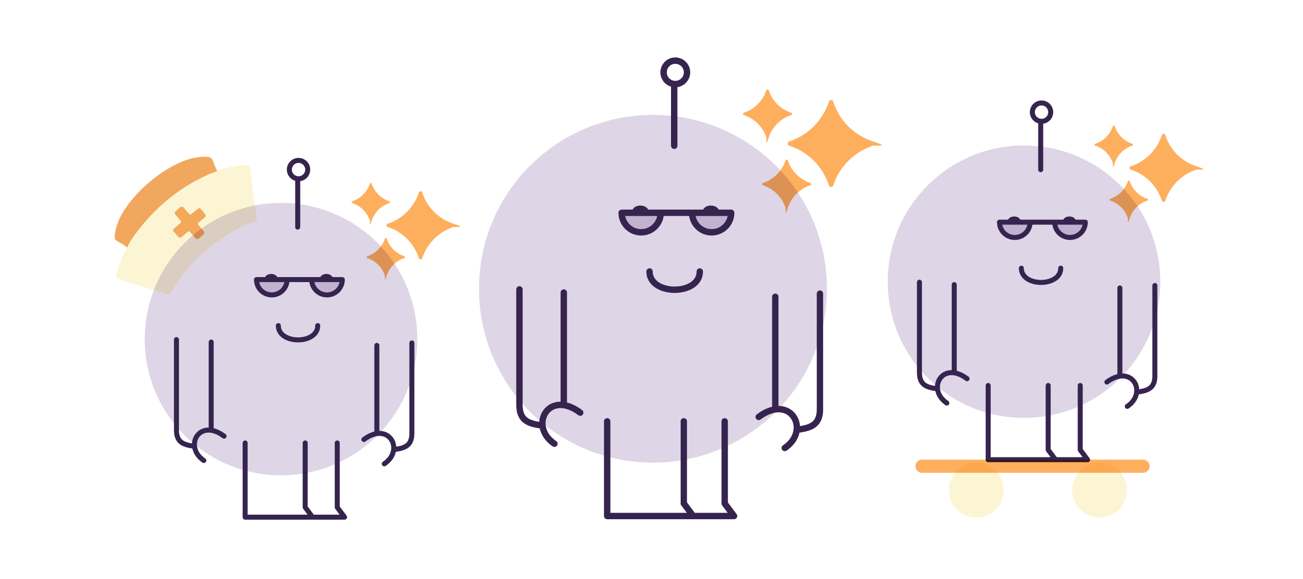 three ai robots